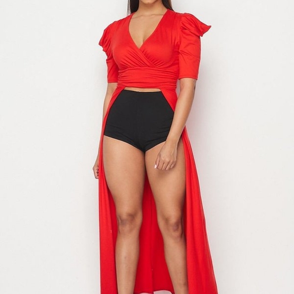 Red Grand Entrance Top - Picture 2 of 3